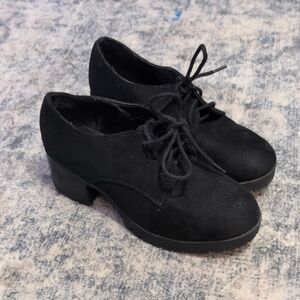 Soda Black Kids Lace-Up Boots
